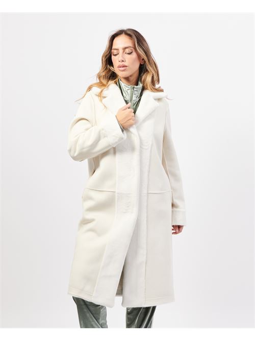 Yes Zee Teddy manteau long réversible YES ZEE | O027-KV000107